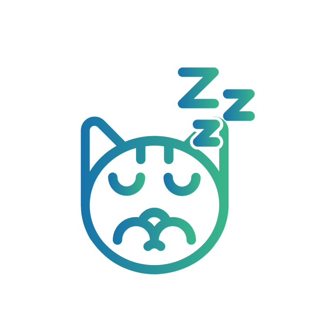 Caninsulin.com cat sleeping icon